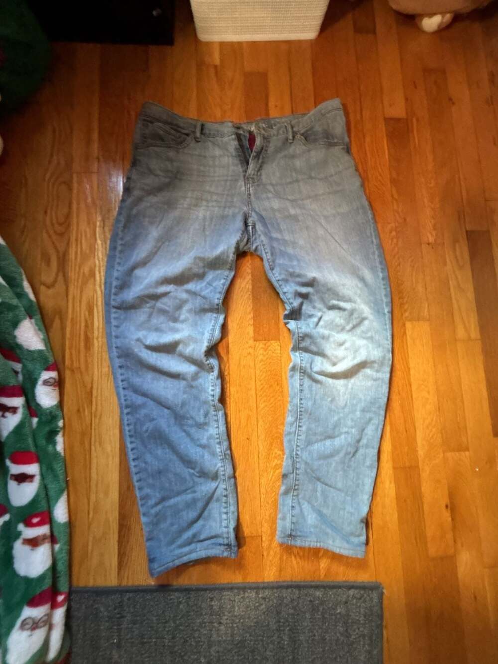 Eddie Bauer Relaxed Fit Flannel Lined Blue Jeans